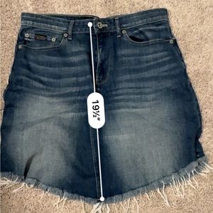 Denim Mini Skirt